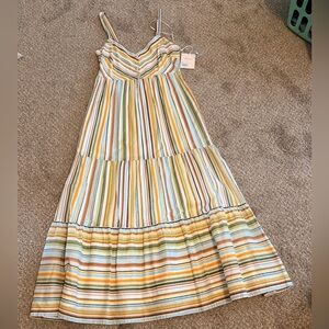 LC Lauren Conrad Colorful Striped Dress